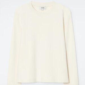 COS Clean Cut Regular Long-sleeved T-shirt